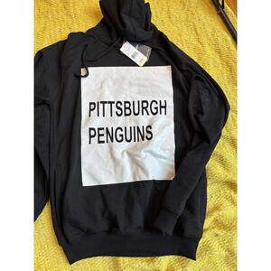 Fanatics Pittsburgh Penguins Black Hoodie Sweatshirt‎ size MT